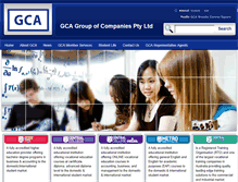 Tablet Screenshot of gca.edu.au